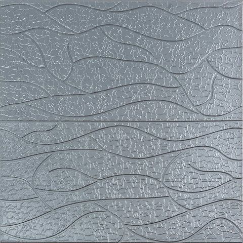 Панель 3D 700х700х6мм Срібло SW-00001951 SW-00001951 фото